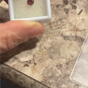 Loose Round Watermelon Red Moissanite